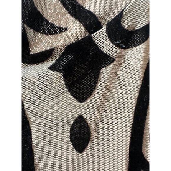 Women’s size x-large tan & black abstract bodysuit - Picture 9 of 9